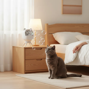 RadiantEra™ Automatische Seifenblasenmaschine für Katzen