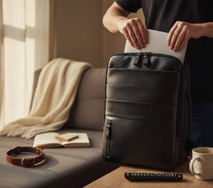 LeatherBound Premium Laptop-Rucksack