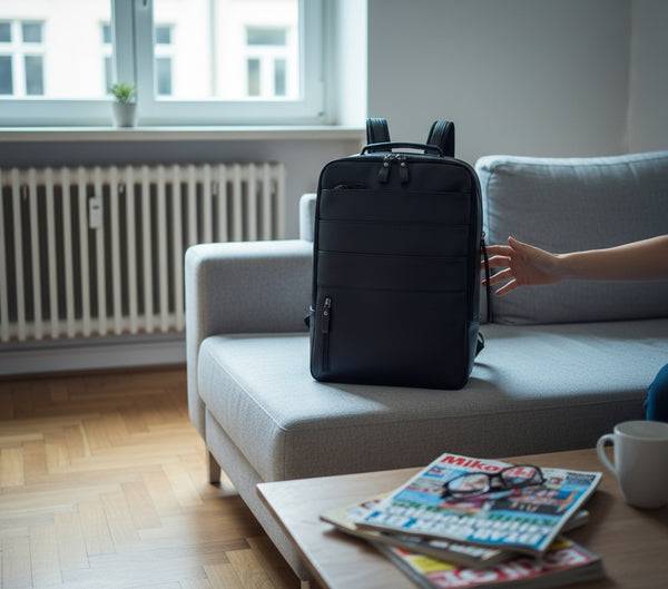 LeatherBound Premium Laptop-Rucksack