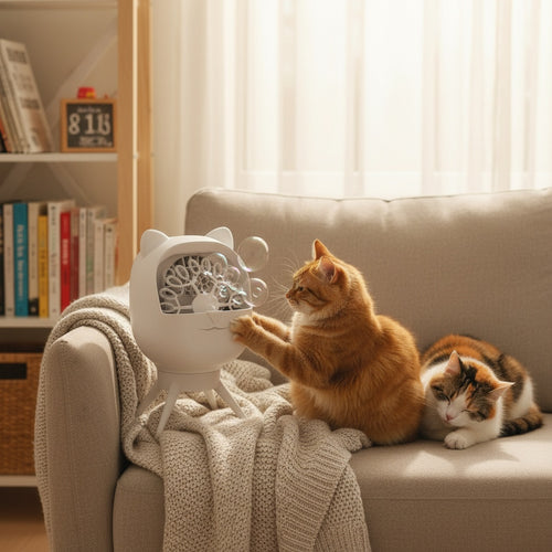 RadiantEra™ Automatische Seifenblasenmaschine für Katzen